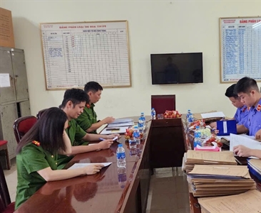 Viện KSND quận Cầu Giấy kiểm sát trực tiếp Nhà tạm giữ - Công an quận Cầu...